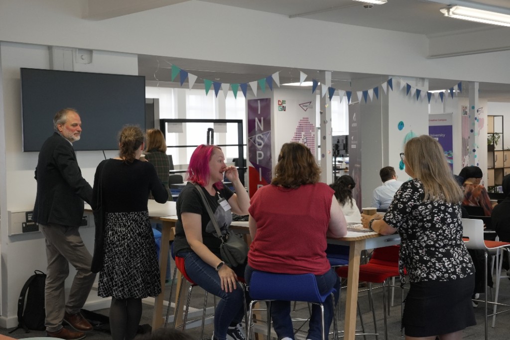Networking at Women in Technology Meet-Up
