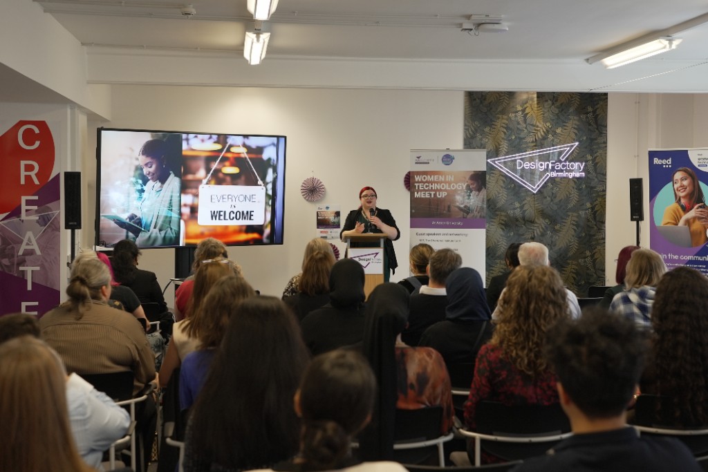 Women in Technology Meet-Up — presentation and audience